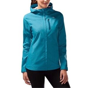 Paradox Women's Teal/Blue Rain Windbreaker Jacket Size XL